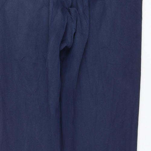 Gap Mens Blue Cotton Trousers Size 32 in L39 in Regular Zip
