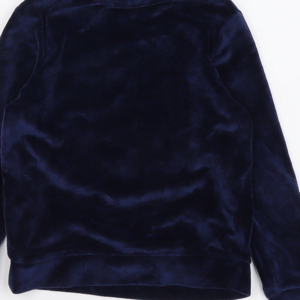 George Girls Blue Polyester Pullover Sweatshirt Size 5-6 Years Pullover - Iconic