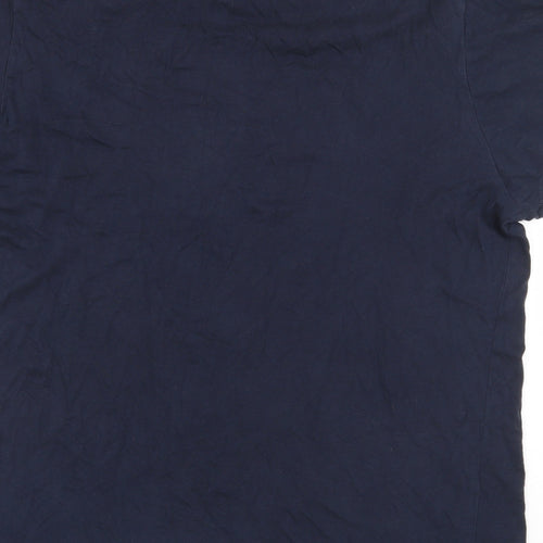 Primark Mens Blue Cotton T-Shirt Size 2XL Crew Neck - California