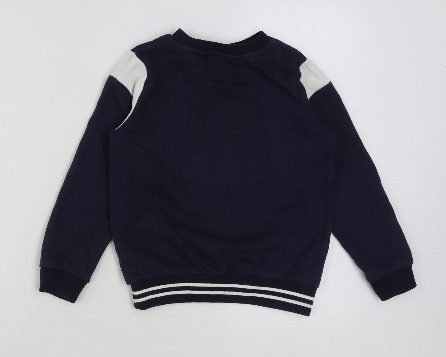 Very Boys Multicoloured Colourblock Cotton Pullover Sweatshirt Size 10 Years Pullover - What ever
