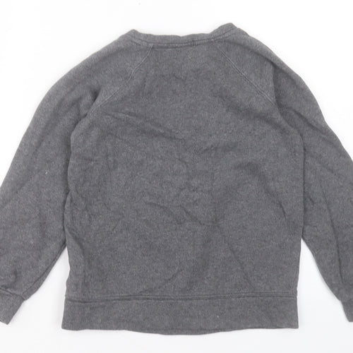 Gap Girls Grey Cotton Pullover Sweatshirt Size 8 Years Pullover