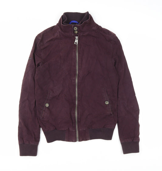Superdry Mens Purple Jacket Size S Zip - Idris Elba collection