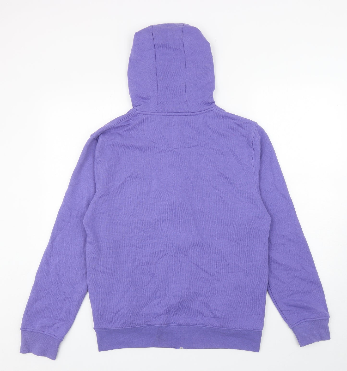 Primark Mens Purple Cotton Full Zip Hoodie Size M