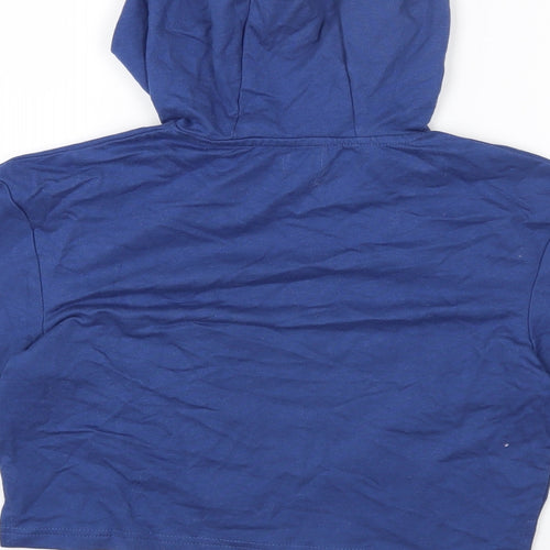 Studio Girls Blue Cotton Pullover Hoodie Size 12-13 Years Pullover