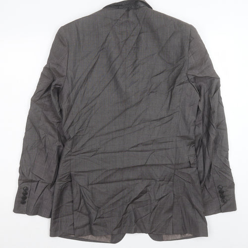 Paul Costelloe Mens Grey Wool Jacket Suit Jacket Size 36