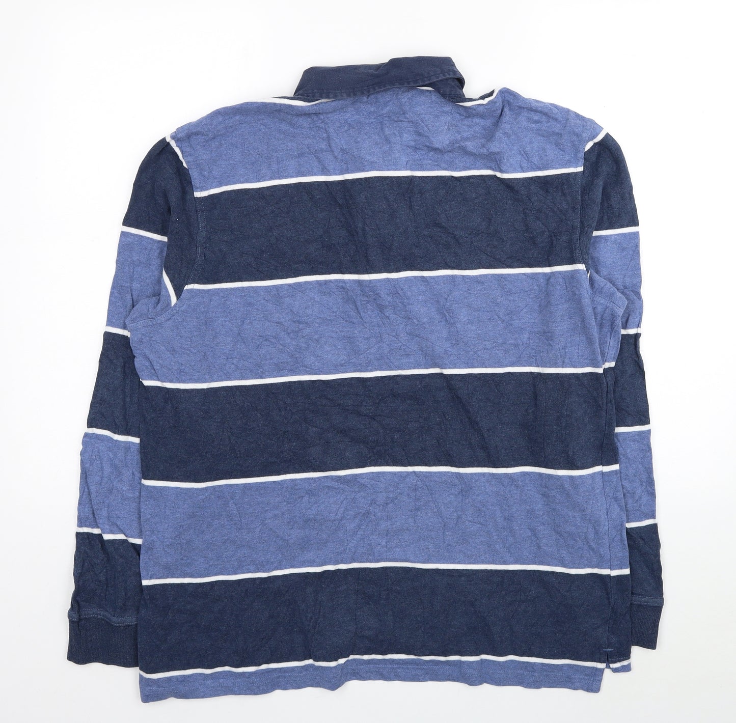 TU Mens Beige Striped Cotton Pullover Sweatshirt Size L