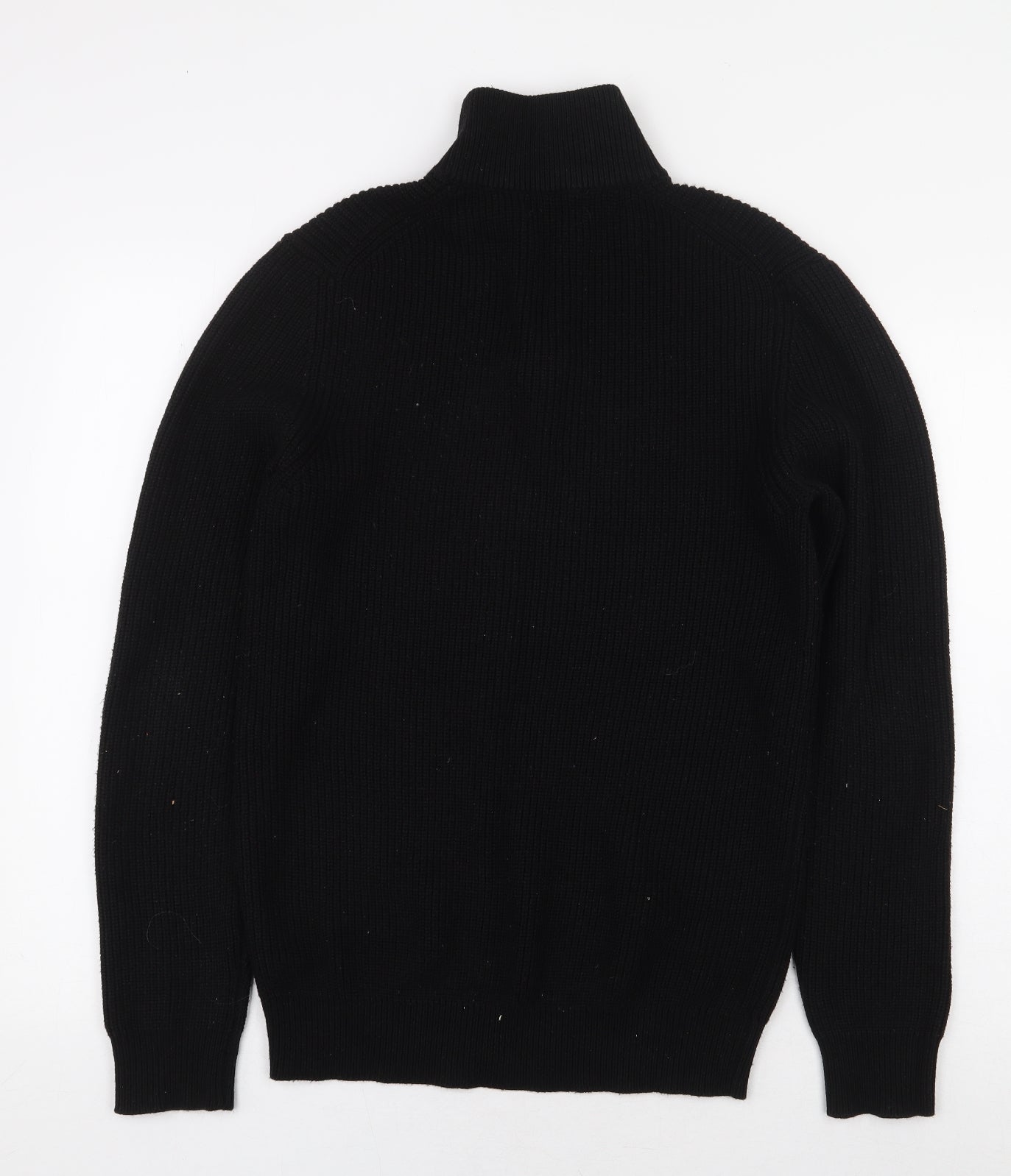 F&F Mens Black Acrylic Pullover Sweatshirt Size S
