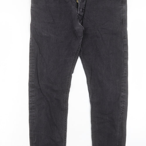 Diesel Mens Black Cotton Skinny Jeans Size 30 in L28 in Regular Button - Short Leg