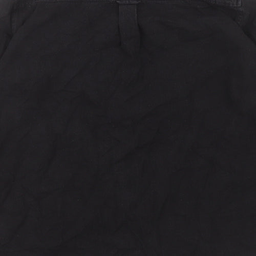 Utility Clothing Mens Black Cotton Button-Up Size M Collared Button - Pocket Detail