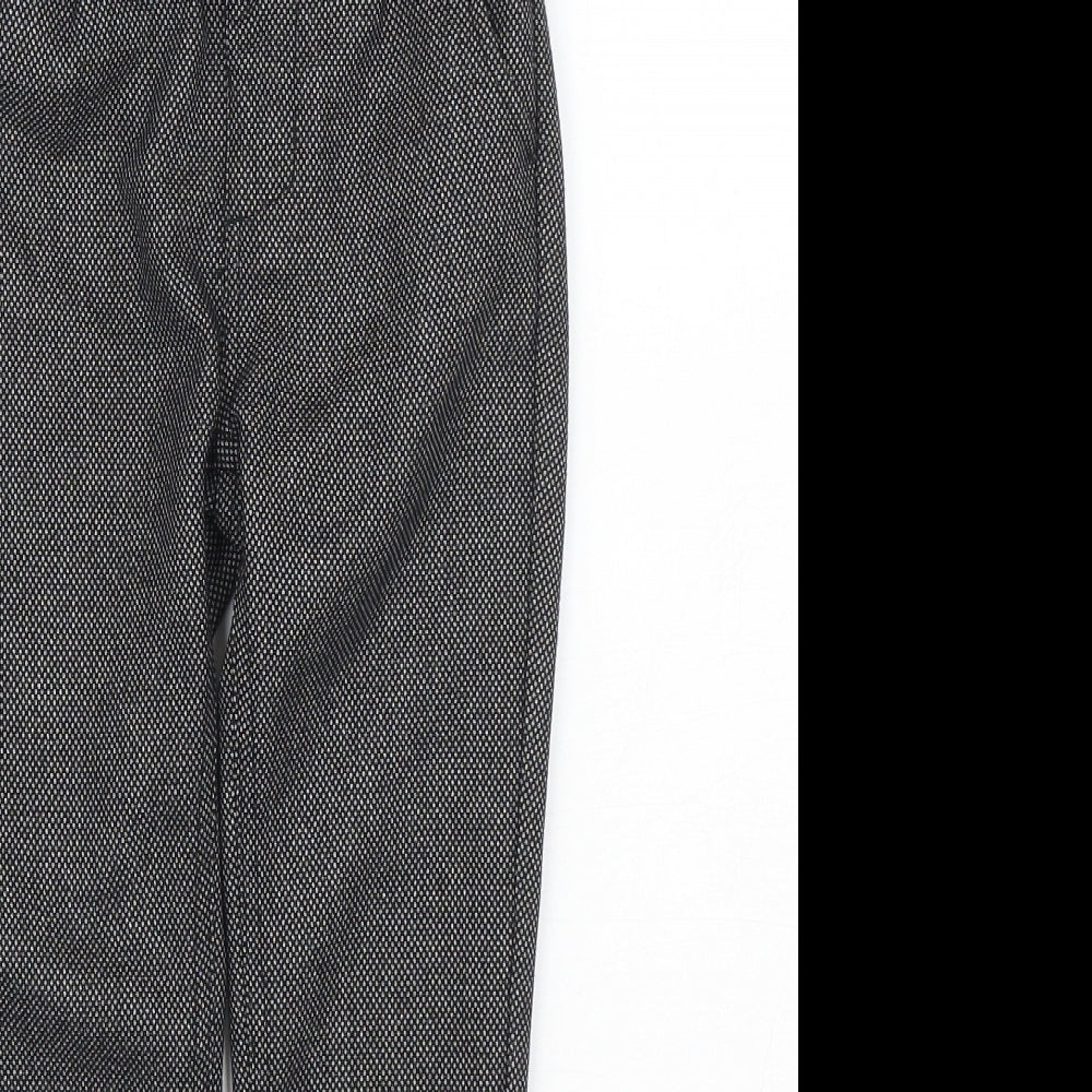 Mothercare Boys Grey Geometric Polyester Capri Trousers Size 3-4 Years L20 in Regular Button