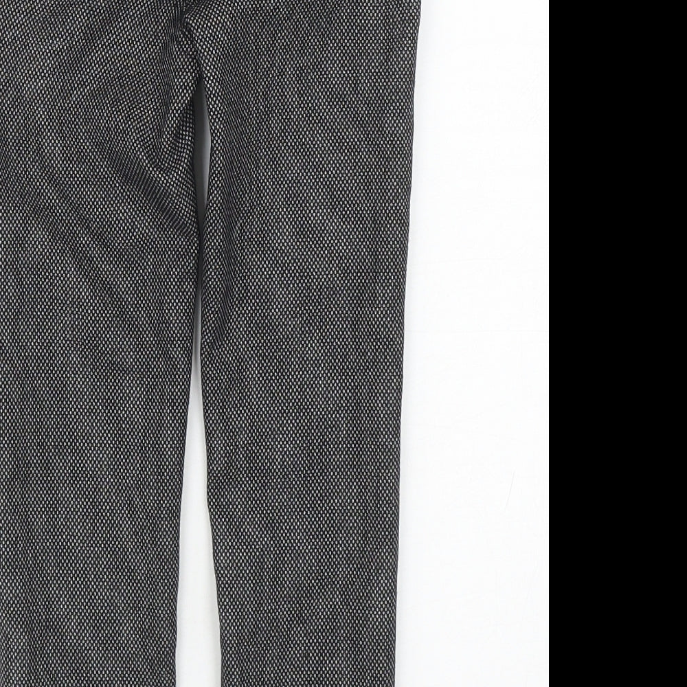 Mothercare Boys Grey Geometric Polyester Capri Trousers Size 3-4 Years L20 in Regular Button
