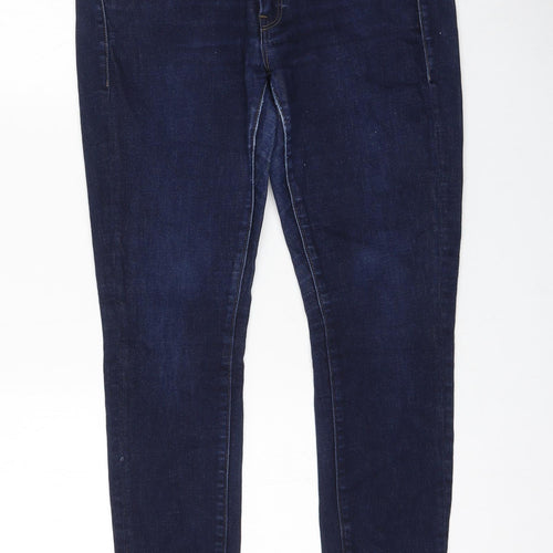 G-Star Womens Blue Cotton Skinny Jeans Size 30 in L30 in Regular Zip