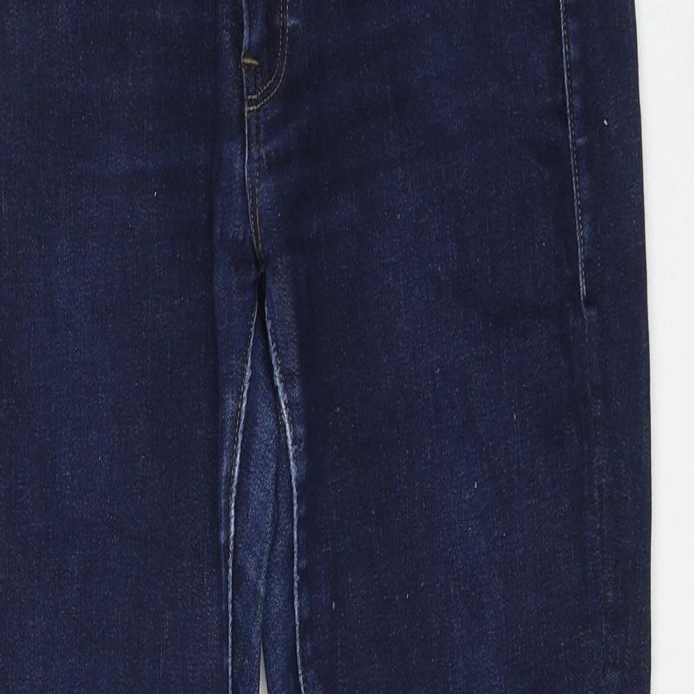 G-Star Womens Blue Cotton Skinny Jeans Size 30 in L30 in Regular Zip