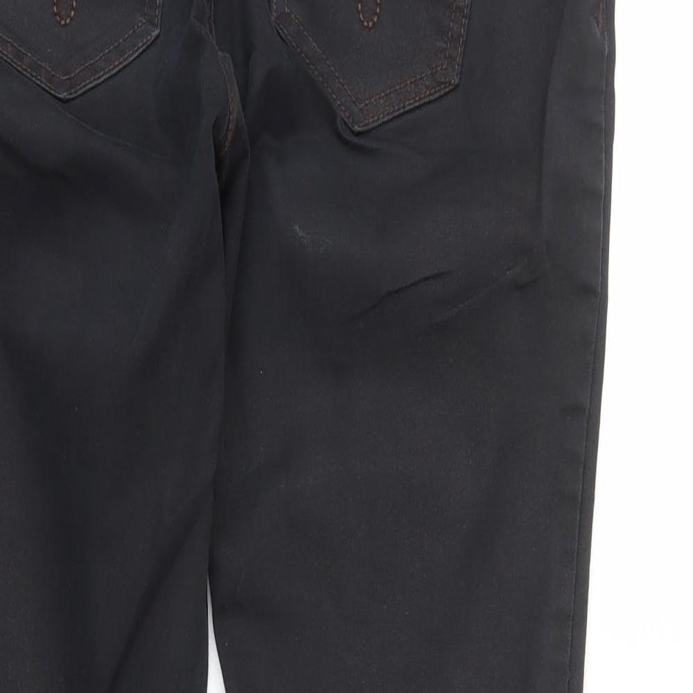 Avon Womens Black Cotton Jegging Leggings Size 10 L29 in