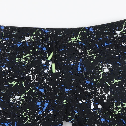 Primark Boys Multicoloured Geometric Cotton Sweat Shorts Size 3-4 Years Regular Drawstring