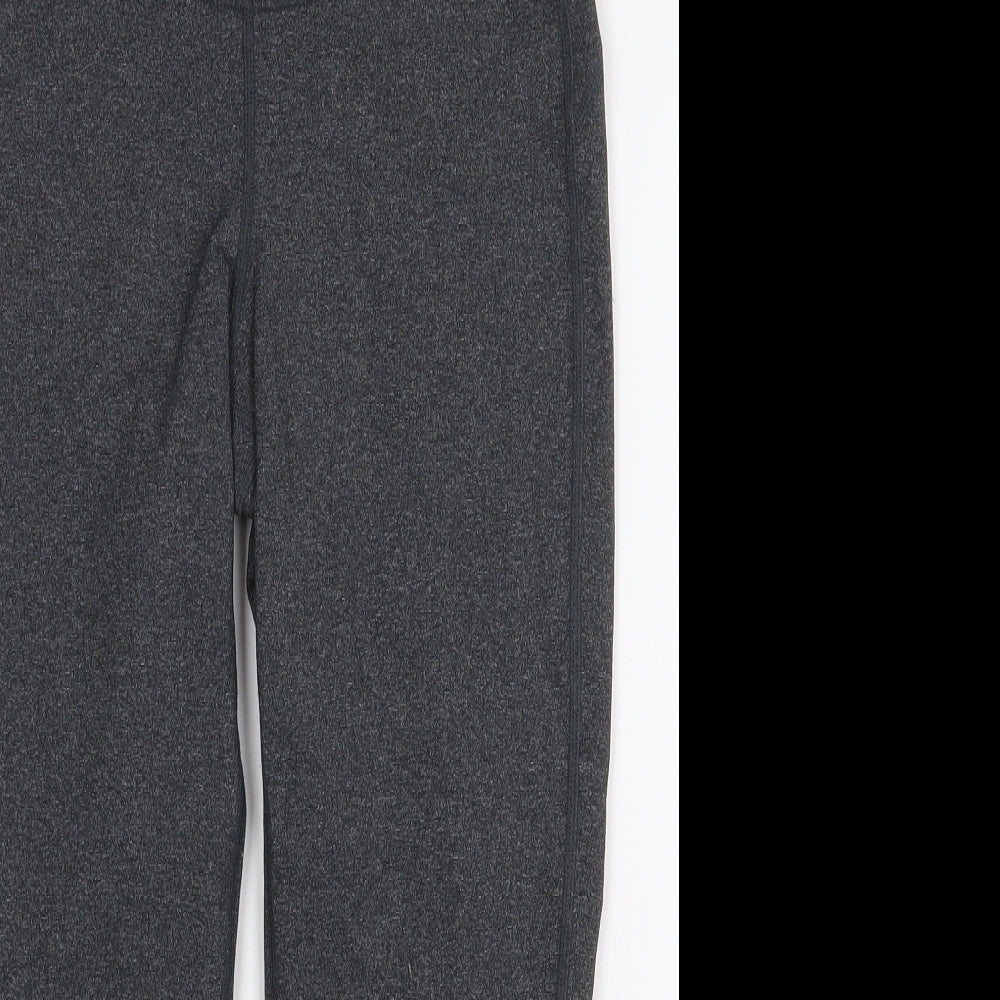 Gap Fit Womens Grey Polyester Sweatpants Leggings Size S L20 in Regular Pullover