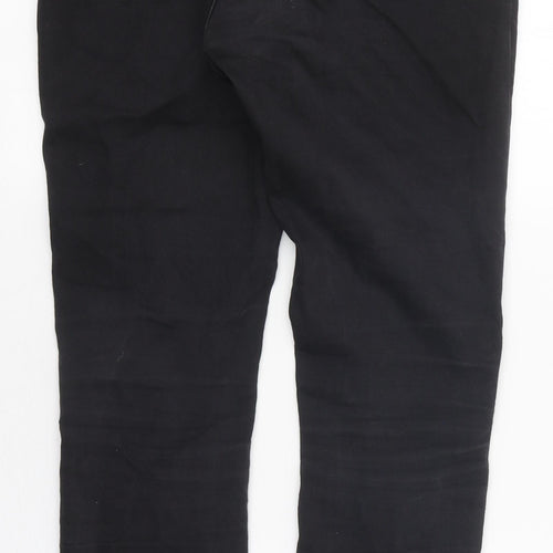 ASOS Mens Black Cotton Skinny Jeans Size 29 in L34 in Regular Zip