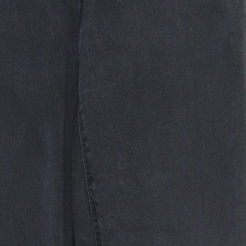 Max Jeans Womens Black 100% Cotton Skinny Jeans Size 6 L26 in Regular Zip