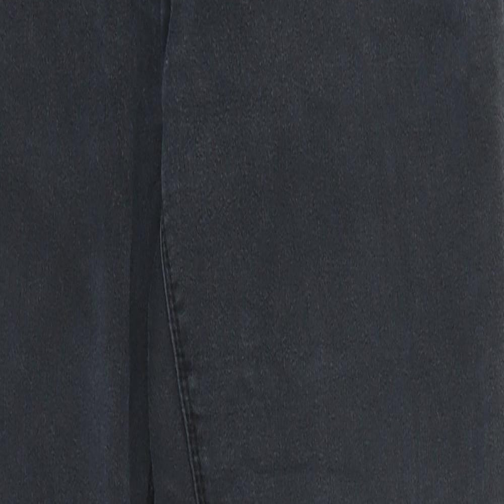 Max Jeans Womens Black 100% Cotton Skinny Jeans Size 6 L26 in Regular Zip