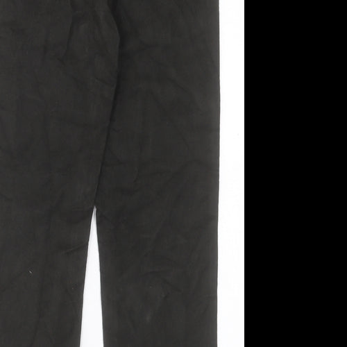 Samuel Windsor Mens Green Cotton Trousers Size 32 in L28 in Regular Button - Short Leg