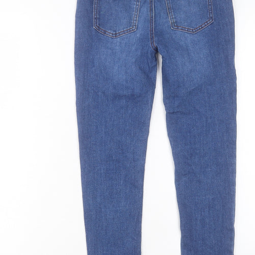 Denim & Co. Girls Blue Camel Capri Jeans Size 11-12 Years Regular Pullover