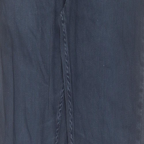Threadbare Mens Blue Cotton Trousers Size 32 L31 in Regular Button