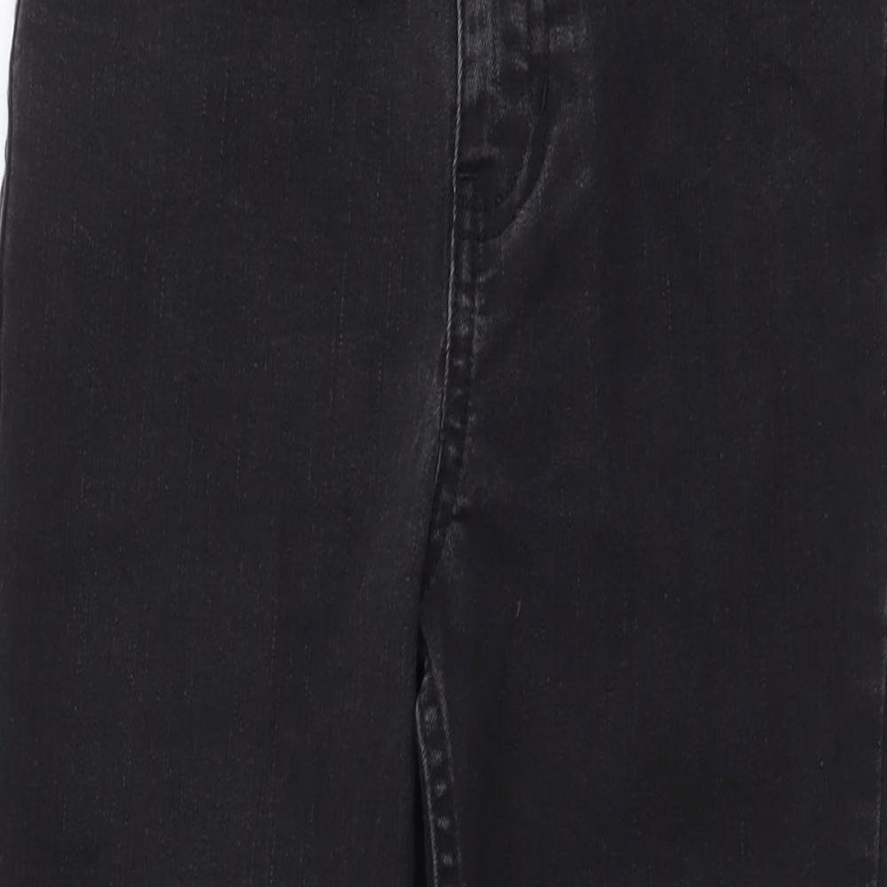 John Lewis Boys Grey Cotton Straight Jeans Size 8 Years Regular Button