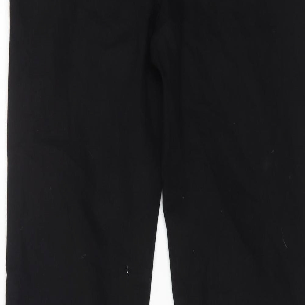 LC Waikiki Girls Black Cotton Straight Jeans Size 13-14 Years L28 in Regular Zip