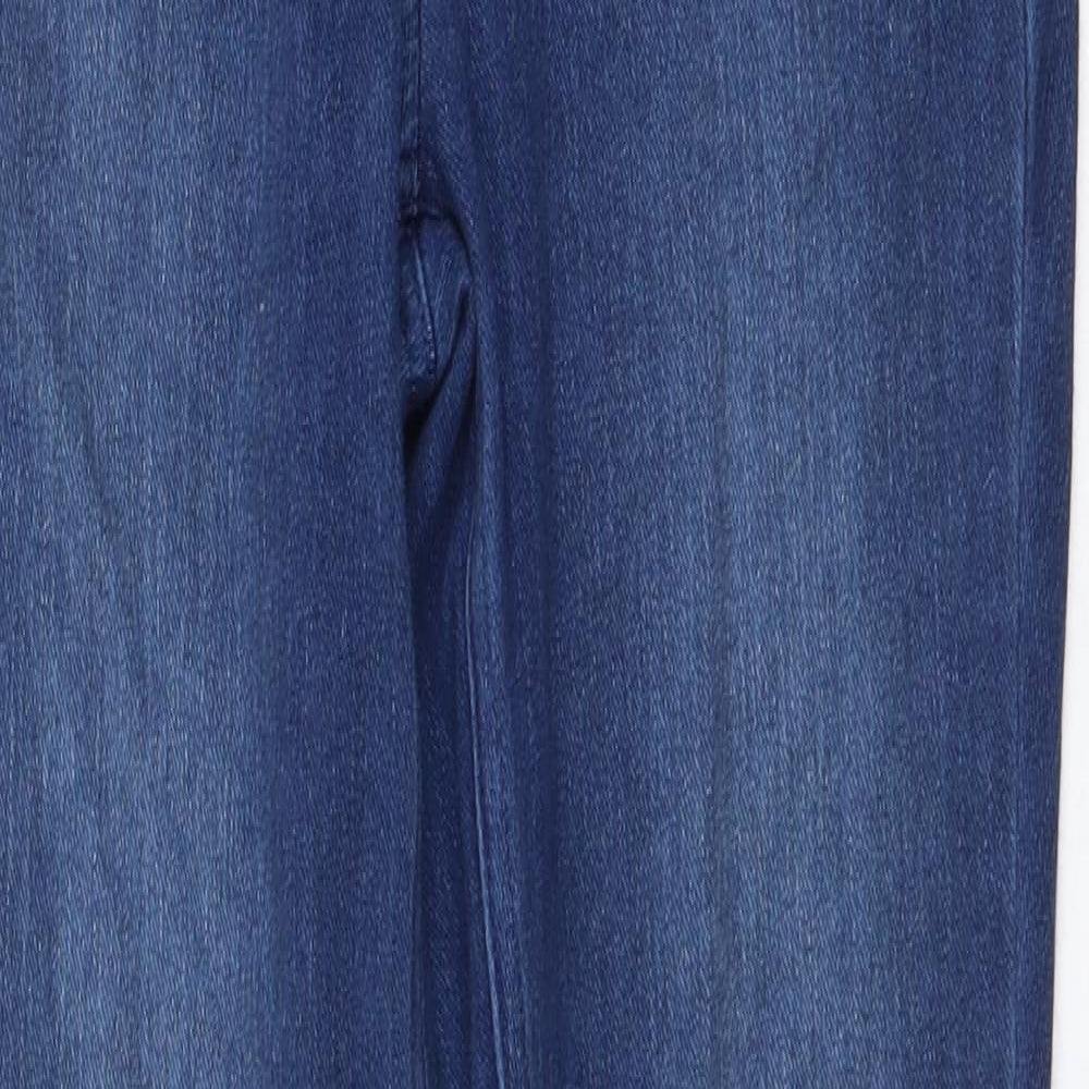 NEXT Womens Blue Cotton Harem Leggings Size 8 L28 in