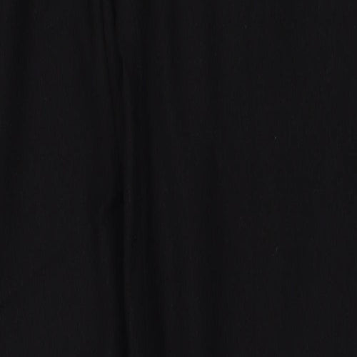 Topman Mens Black Polyester Trousers Size 30 in L30 in Regular Zip