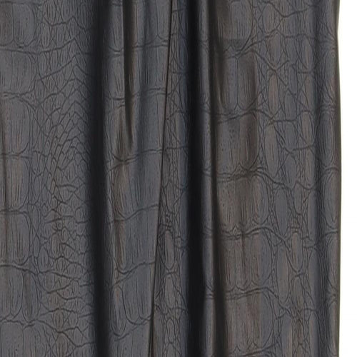 PRETTYLITTLETHING Womens Black Animal Print Polyurethane Carrot Leggings Size 8 L30 in - Wet-look. Snakeskin pattern Waist 22in
