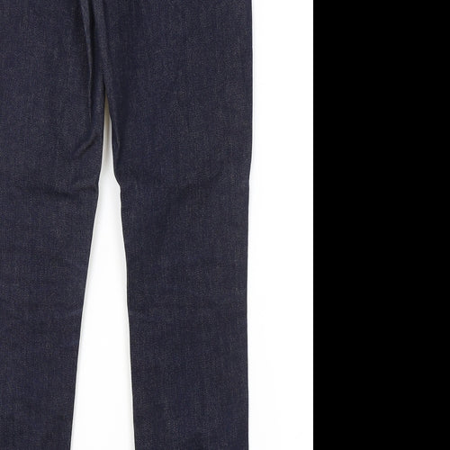 COS Mens Blue Cotton Skinny Jeans Size 28 in L28 in Regular Zip