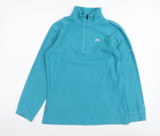 Trespass Girls Blue Polyester Pullover Sweatshirt Size 11-12 Years Pullover