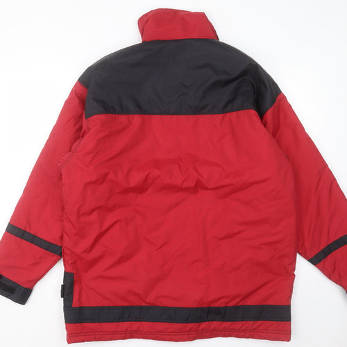 PSC Mens Red Jacket Coat Size M Zip