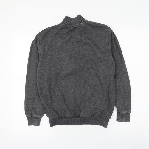 Slazenger Boys Grey Polyester Full Zip Sweatshirt Size 13 Years Zip