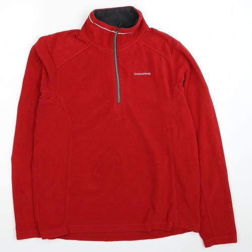 Craghoppers Mens Red Polyester Pullover Sweatshirt Size S