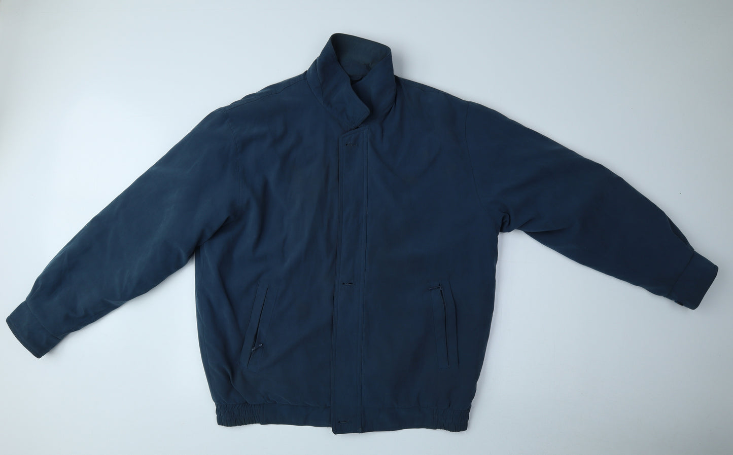 Weatherguard Mens Blue Jacket Coat Size M Zip
