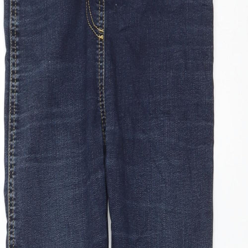 George Girls Blue Cotton Jegging Jeans Size 12-13 Years Regular