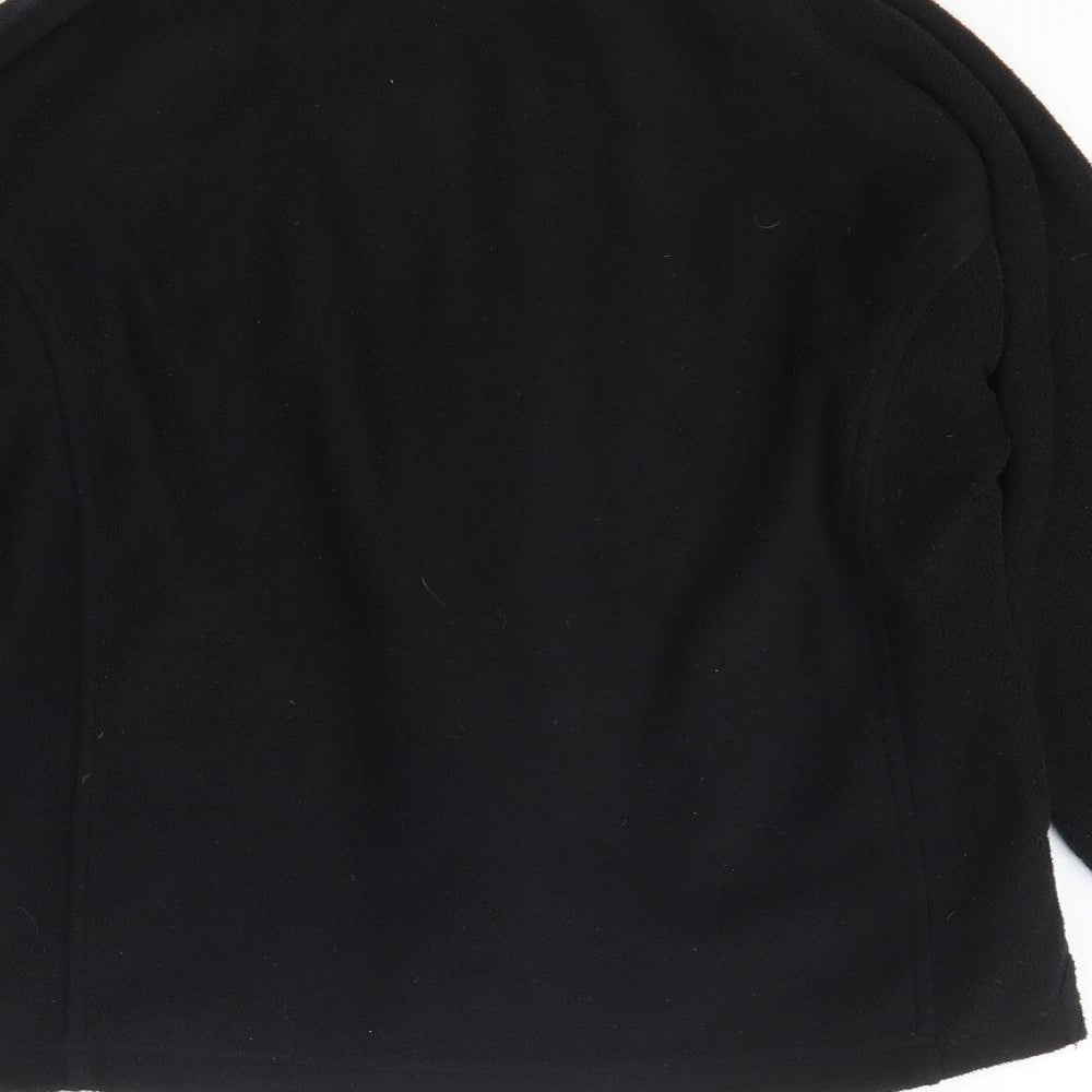 Preworn Mens Black Polyester Full Zip Sweatshirt Size XS