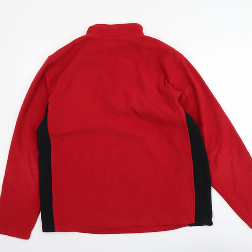 Crane Trail Mens Red Polyester Pullover Sweatshirt Size M