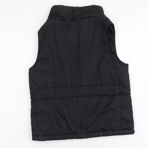 Urban Girls Black Gilet Jacket Size 8 Years Zip