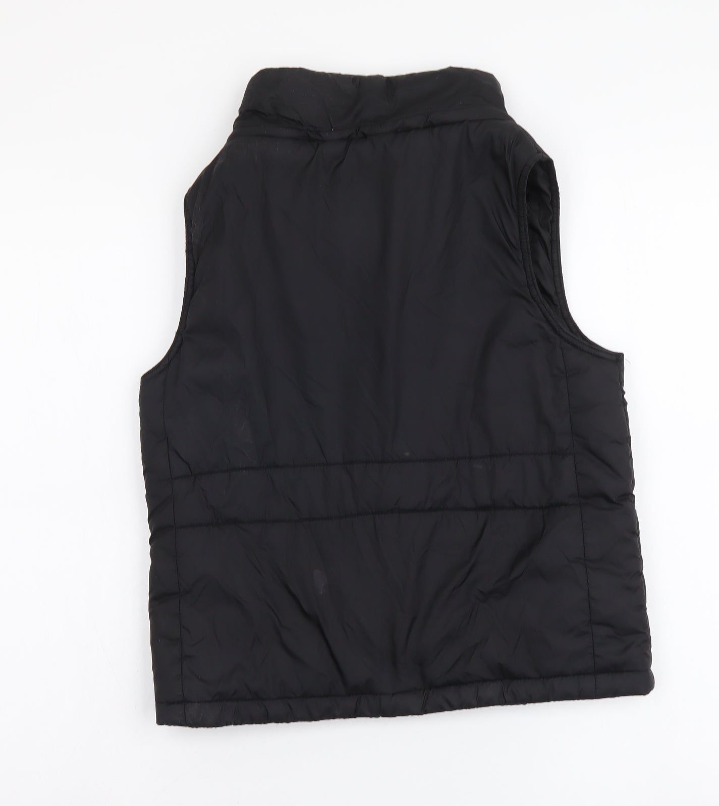 Urban Girls Black Gilet Jacket Size 8 Years Zip