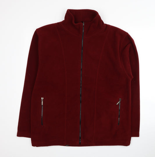 Peter Gribby Mens Red Jacket Size M Zip