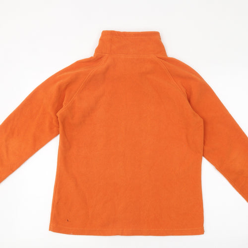 M&Co Mens Orange Polyester Pullover Sweatshirt Size M