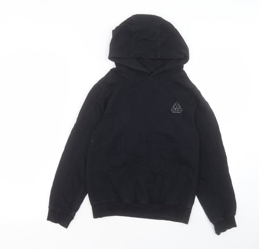 Studio Boys Black Cotton Pullover Hoodie Size 10-11 Years Pullover - No Limits