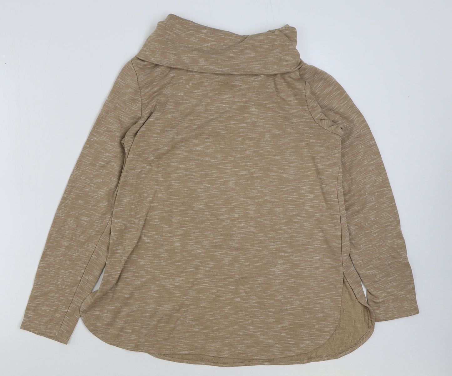 Jones New York Womens Beige Polyester Pullover Sweatshirt Size L Pullover