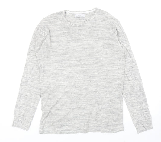 Primark Mens Grey Cotton Pullover Sweatshirt Size M
