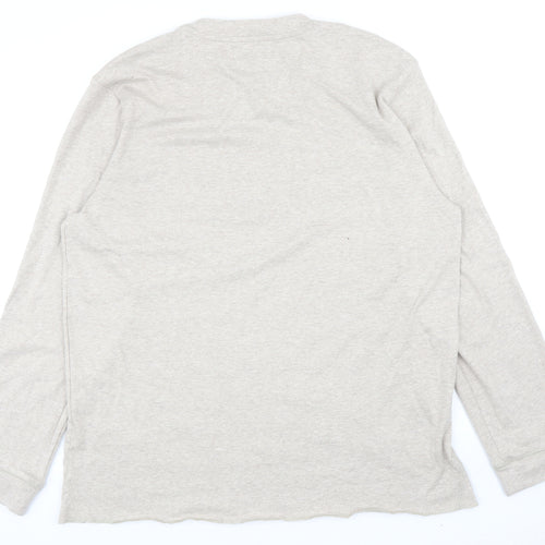Primark Mens Beige Cotton Pullover Sweatshirt Size XL