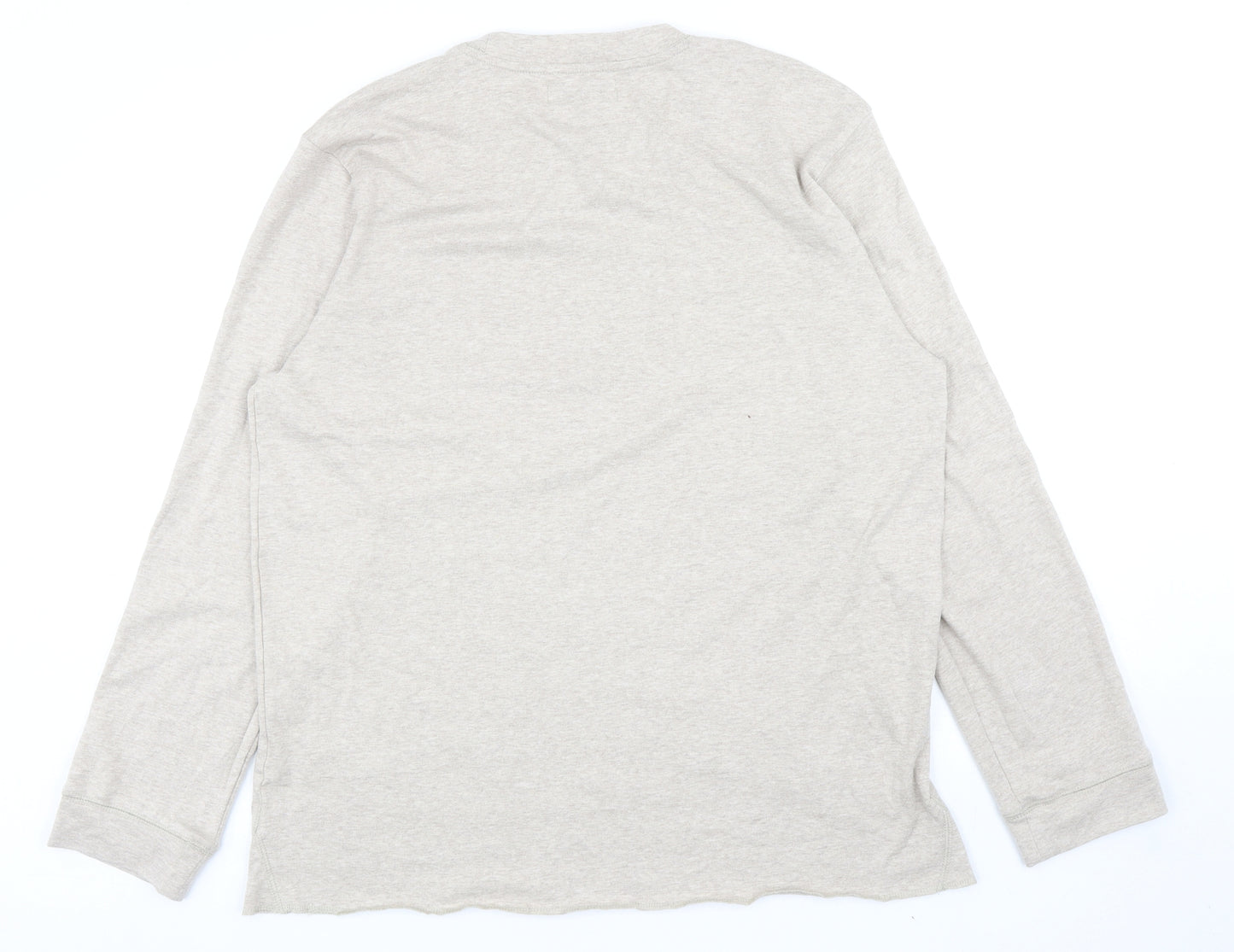 Primark Mens Beige Cotton Pullover Sweatshirt Size XL