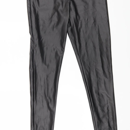 Primark Womens Black Polyester Jegging Leggings Size 10 L27 in